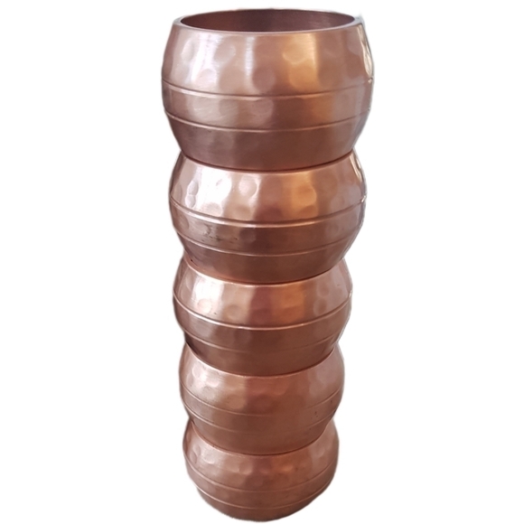 Copper Moscow Mule Design Dinner Napkin Rings (Set of 5) - Picture 2 of 6